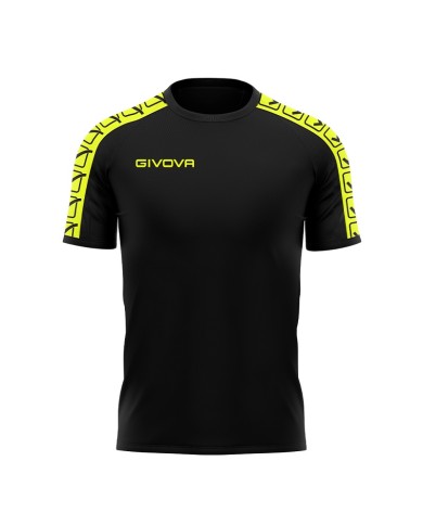 T-SHIRT POLY BAND GIALLO FLUO/NERO Tg. 2XL T-SHIRT POLY BAND GIALLO FLUO/NERO Tg. 2XL