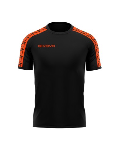 T-SHIRT POLY BAND ARANCIO FLUO/NERO Tg. 2XL T-SHIRT POLY BAND ARANCIO FLUO/NERO Tg. 2XL
