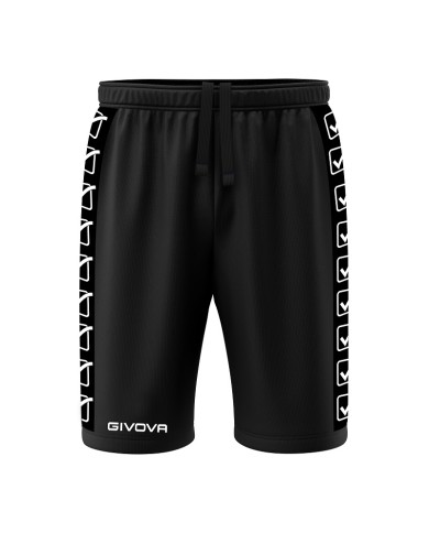 Bermuda GF VIP Terry Band BA04 Givova Cotone Unisex Nero BA040010 Bermuda GF VIP Terry Band BA04 Givova Cotone Unisex Nero BA040010