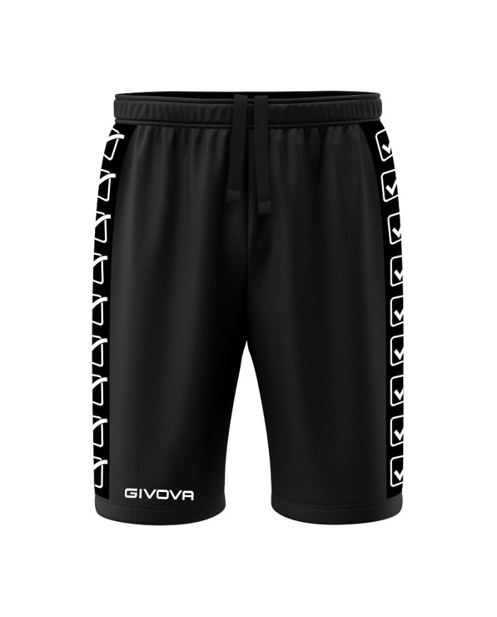 Bermuda GF VIP Terry Band BA04 Givova Cotone Unisex Nero BA040010 Bermuda GF VIP Terry Band BA04 Givova Cotone Unisex Nero BA040010
