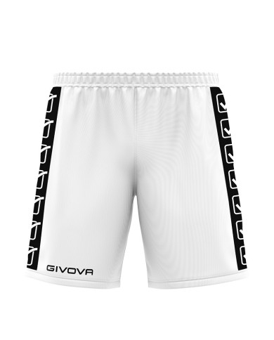 Pantaloncino GF VIP POLY BAND Givova BA03 Shorts Unisex Bianco BA030003 Pantaloncino GF VIP POLY BAND Givova BA03 Shorts Unisex Bianco BA030003