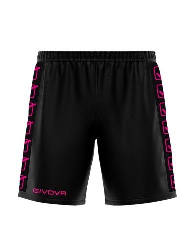 Pantaloncino GF VIP POLY BAND Givova BA03 Shorts Unisex Nero Fuxia Fluo BA031039 Pantaloncino GF VIP POLY BAND Givova BA03 Shorts Unisex Nero Fuxia Fluo BA031039