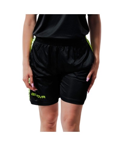 Pantaloncino GF VIP POLY BAND Givova BA03 Shorts Unisex Giallo Fluo Nero BA031910 Pantaloncino GF VIP POLY BAND Givova BA03 Shorts Unisex Giallo Fluo Nero BA031910