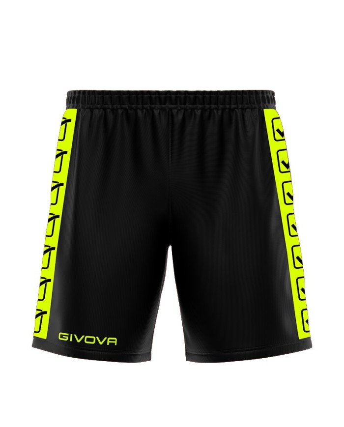PANTALONCINO POLY BAND GIALLO FLUO/NERO Tg. 2XL PANTALONCINO POLY BAND GIALLO FLUO/NERO Tg. 2XL