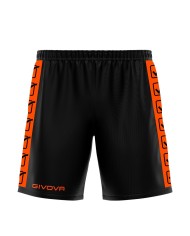 Pantaloncino GF VIP POLY BAND Givova BA03 Shorts Unisex Arancio Fluo Nero BA032810 Pantaloncino GF VIP POLY BAND Givova BA03 Shorts Unisex Arancio Fluo Nero BA032810