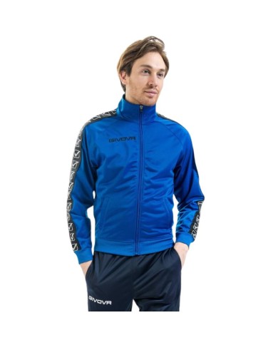 Giacca Tricot Band Givova BA13 GF Vip Unisex Triacetato Azzurro BA130002 Giacca Tricot Band Givova BA13 GF Vip Unisex Triacetato Azzurro BA130002