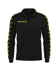 Giacca GF VIP Tricot Band Givova BA13 Unisex Triacetato Nero Giallo Fluo BA131019 Giacca GF VIP Tricot Band Givova BA13 Unisex Triacetato Nero Giallo Fluo BA131019