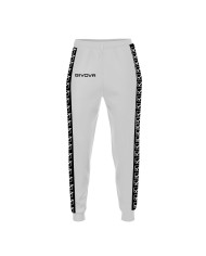 Pantalone GF VIP Tricot Band Givova BA09 Unisex Triacetato Bianco BA090003 Pantalone GF VIP Tricot Band Givova BA09 Unisex Triacetato Bianco BA090003