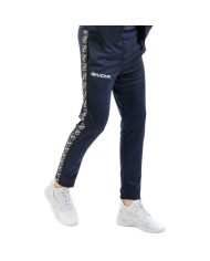 Pantalone GF VIP Tricot Band Givova BA09 Unisex Triacetato Blu BA090004 Pantalone GF VIP Tricot Band Givova BA09 Unisex Triacetato Blu BA090004