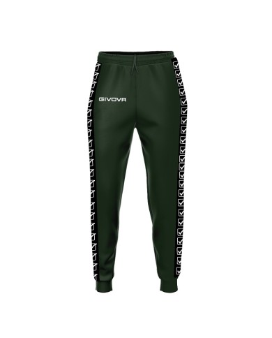 Pantalone GF VIP Tricot Band Givova BA09 Unisex Triacetato Verde Militare BA090051 Pantalone GF VIP Tricot Band Givova BA09 Unisex Triacetato Verde Militare BA090051