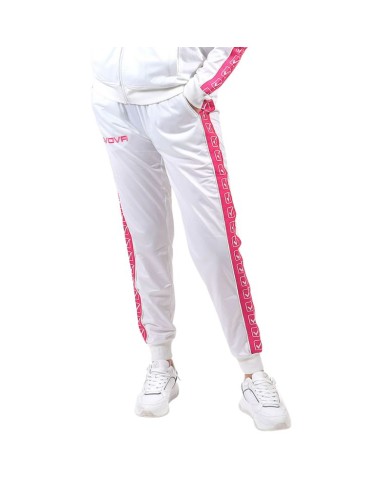 Pantalone GF VIP Tricot Band Givova BA09 Donna Triacetato Fuxia Bianco BA090603 Pantalone GF VIP Tricot Band Givova BA09 Donna Triacetato Fuxia Bianco BA090603