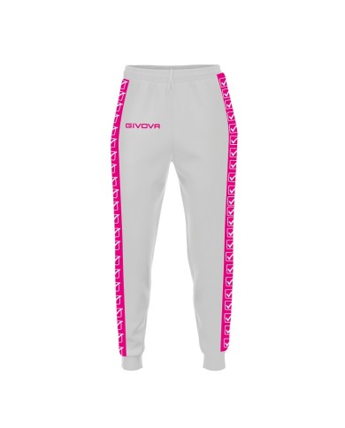 Pantalone GF VIP Tricot Band Givova BA09 Donna Triacetato Fuxia Bianco BA090603 Pantalone GF VIP Tricot Band Givova BA09 Donna Triacetato Fuxia Bianco BA090603