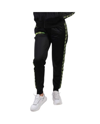 Pantalone GF VIP Tricot Band Givova BA09 Unisex Triacetato Nero Giallo Fluo BA091019 Pantalone GF VIP Tricot Band Givova BA09 Unisex Triacetato Nero Giallo Fluo BA091019