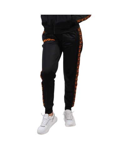Pantalone GF VIP Tricot Band Givova BA09 Unisex Triacetato Nero Arancio Fluo BA091028 Pantalone GF VIP Tricot Band Givova BA09 Unisex Triacetato Nero Arancio Fluo BA091028