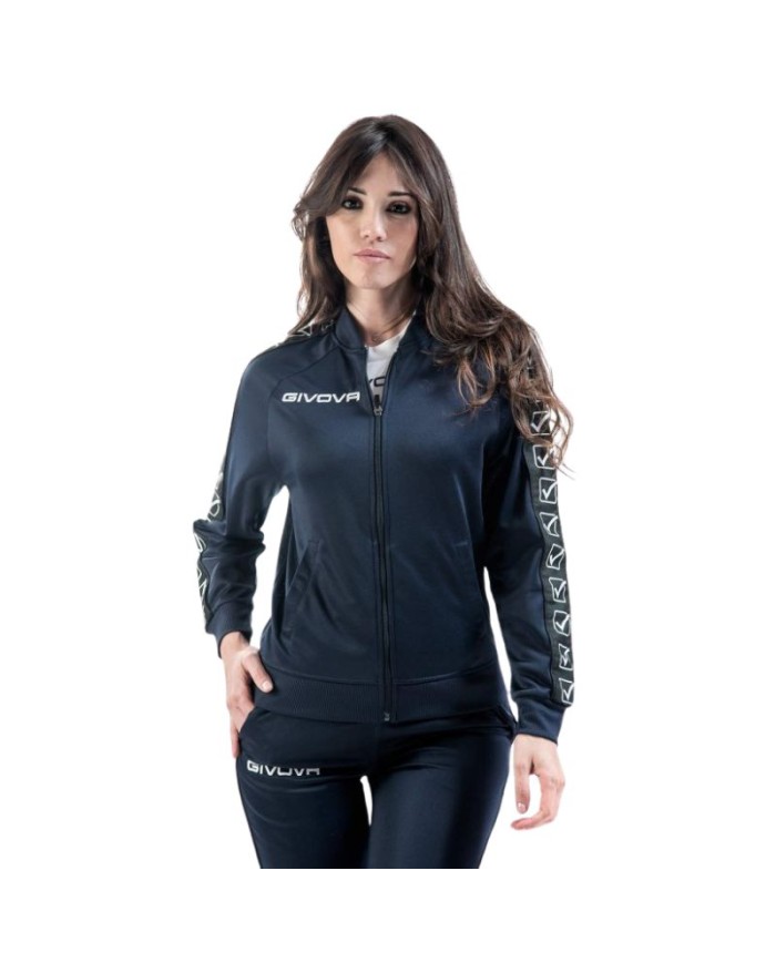 Giacca GF VIP College Band Givova BA06 Unisex Triacetato Blu BA060004