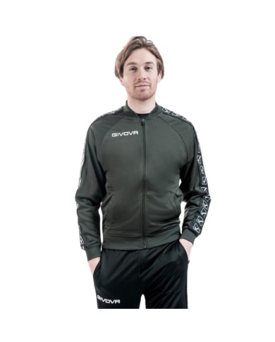 Giacca GF VIP College Band Givova BA06 Unisex Triacetato Verde Militare BA060051 Giacca GF VIP College Band Givova BA06 Unisex Triacetato Verde Militare BA060051