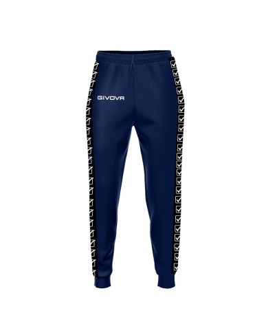 Pantalone Terry Band Givova BA12 Unisex Cotone Leggero Blu BA120004 Pantalone Terry Band Givova BA12 Unisex Cotone Leggero Blu BA120004