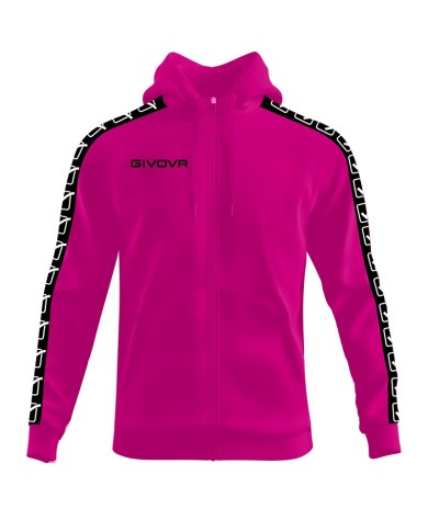 Felpa Givova FULL ZIP BAND BA10 Cotone Felpato Unisex Fuxia BA100006 Felpa Givova FULL ZIP BAND BA10 Cotone Felpato Unisex Fuxia BA100006