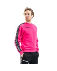 Felpa Givova GIROCOLLO BAND BA07 Cotone Felpato Unisex Fuxia Nero BA070006 Felpa Givova GIROCOLLO BAND BA07 Cotone Felpato Unisex Fuxia Nero BA070006