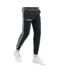 Pantalone Felpa Band Givova BA08 Unisex Cotone Felpato Nero BA080010 Pantalone Felpa Band Givova BA08 Unisex Cotone Felpato Nero BA080010
