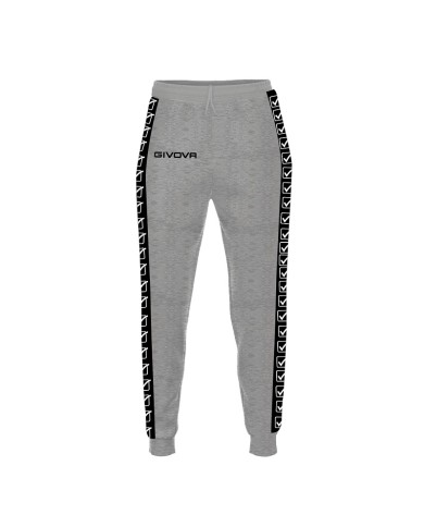 Pantalone Felpa Band Givova BA08 Unisex Cotone Felpato Grigio Melange Chiaro BA080043 Pantalone Felpa Band Givova BA08 Unisex Cotone Felpato Grigio Melange Chiaro BA080043