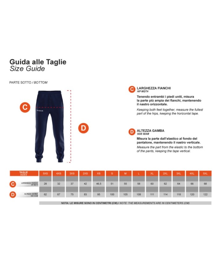 Pantalone Felpa Band Givova BA08 Unisex Cotone Felpato Grigio Melange Chiaro BA080043