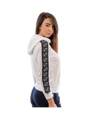 Felpa con Cappuccio Givova Terry Band BA014 Cotone Unisex Bianco BA0140003