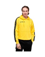 Felpa con Cappuccio Givova MA012 Felpata Unisex Tempo Libero Rosso