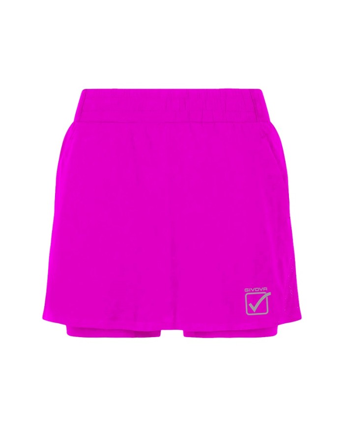 Gonna Padel GIVOVA FIT08 Donna Tennis Fitness Fuxia FIT080006