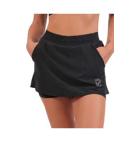 Gonna Padel GIVOVA FIT08 Donna Tennis Fitness Nero FIT080010 Gonna Padel GIVOVA FIT08 Donna Tennis Fitness Nero FIT080010