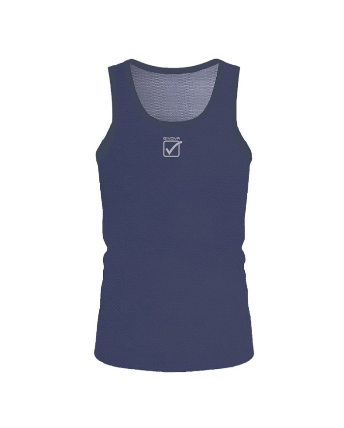 Canotta Basic Fitness Givova Blu Palestra Sport  CAN10004 Canotta Basic Fitness Givova Blu Palestra Sport  CAN10004