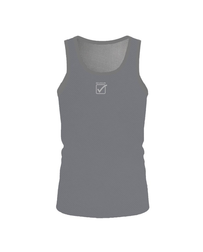 Canotta Basic Fitness Givova Grigio Scuro Palestra Sport  CAN10023 Canotta Basic Fitness Givova Grigio Scuro Palestra Sport  CAN10023