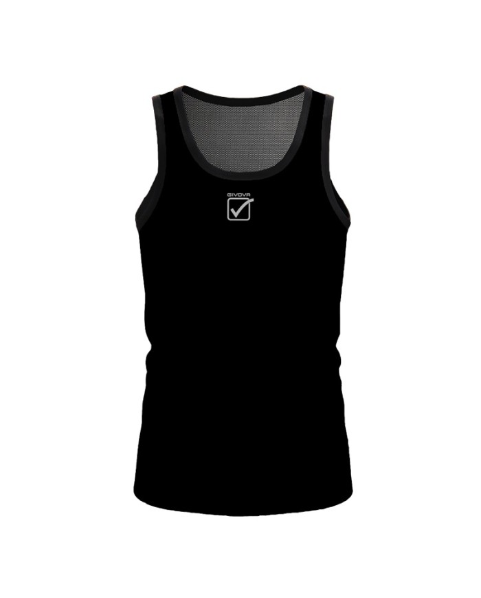 Canotta Basic Fitness Givova Nero Palestra Sport  CAN10010 Canotta Basic Fitness Givova Nero Palestra Sport  CAN10010