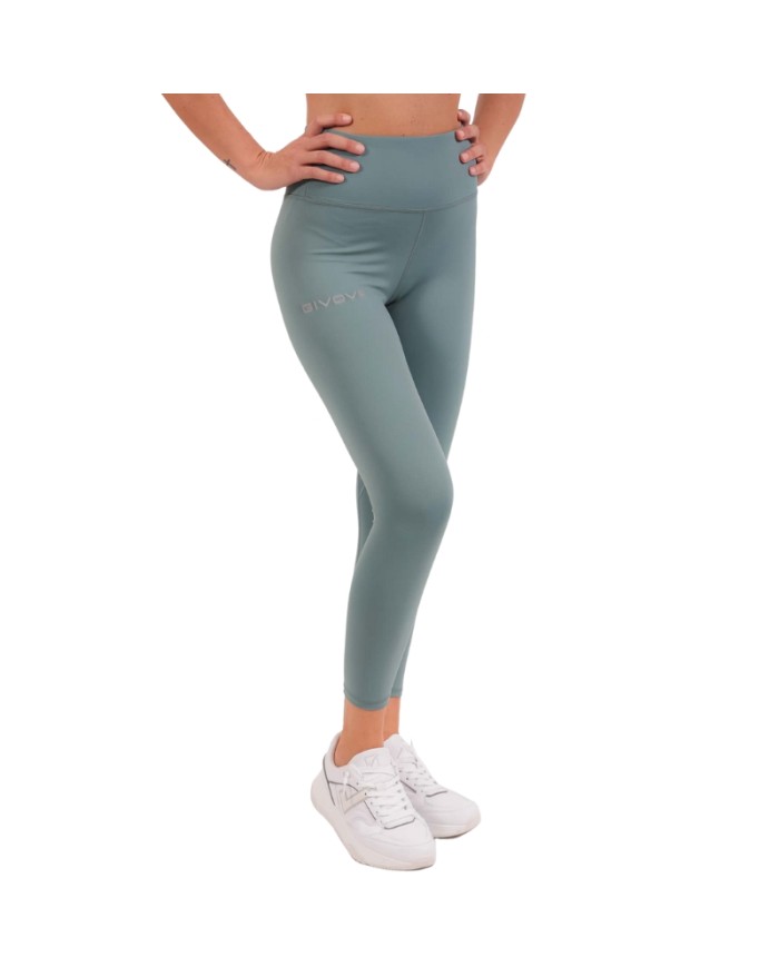 Leggings BASIC Givova Fitness Palestra Verde Petrolio LEG020079
