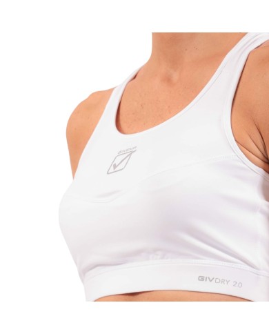 Top da Donna STAMPA Givova FIT04 Bianco Fitness Palestra FIT040003 Top da Donna STAMPA Givova FIT04 Bianco Fitness Palestra FIT040003