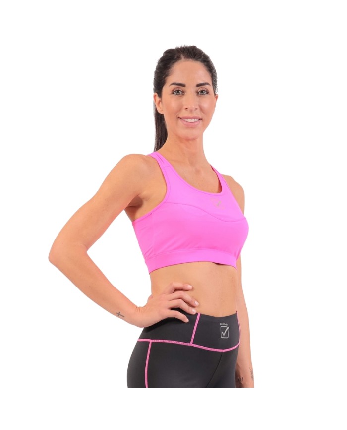 Top da Donna STAMPA Givova FIT04 Fuxia Fitness Palestra FIT040006