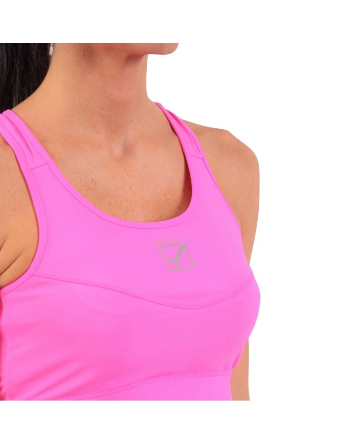 Top da Donna STAMPA Givova FIT04 Fuxia Fitness Palestra FIT040006