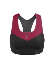 Top da Donna STAMPA Givova FIT04 Nero Ciliegia Fitness Palestra FIT041016