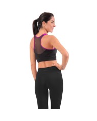 Top da Donna STAMPA Givova FIT04 Nero Fuxia Fitness Palestra FIT041006