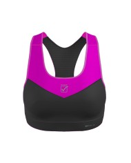 Top da Donna STAMPA Givova FIT04 Nero Fuxia Fitness Palestra FIT041006