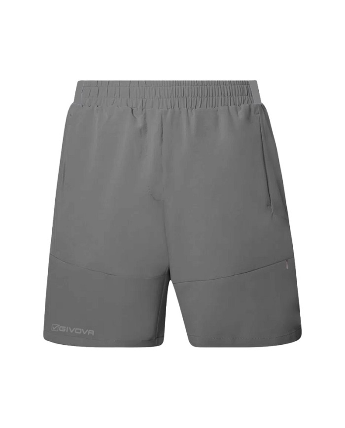 Bermuda Tecnico Givova FIT09 Fitness Palestra Running Grigio FIT090027