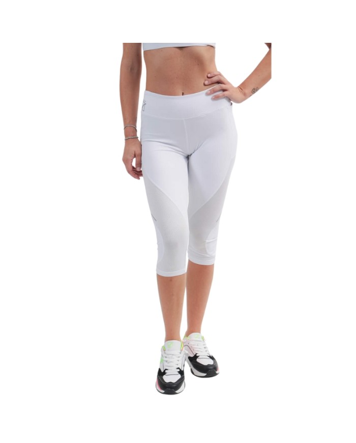 Pinocchietto da Donna STYLE Givova FIT14 Fitness Palestra Running Bianco FIT140003