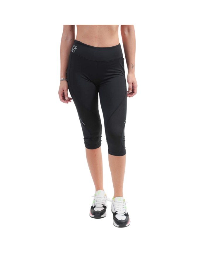Pinocchietto da Donna STYLE Givova FIT14 Fitness Palestra Running Nero FIT140010