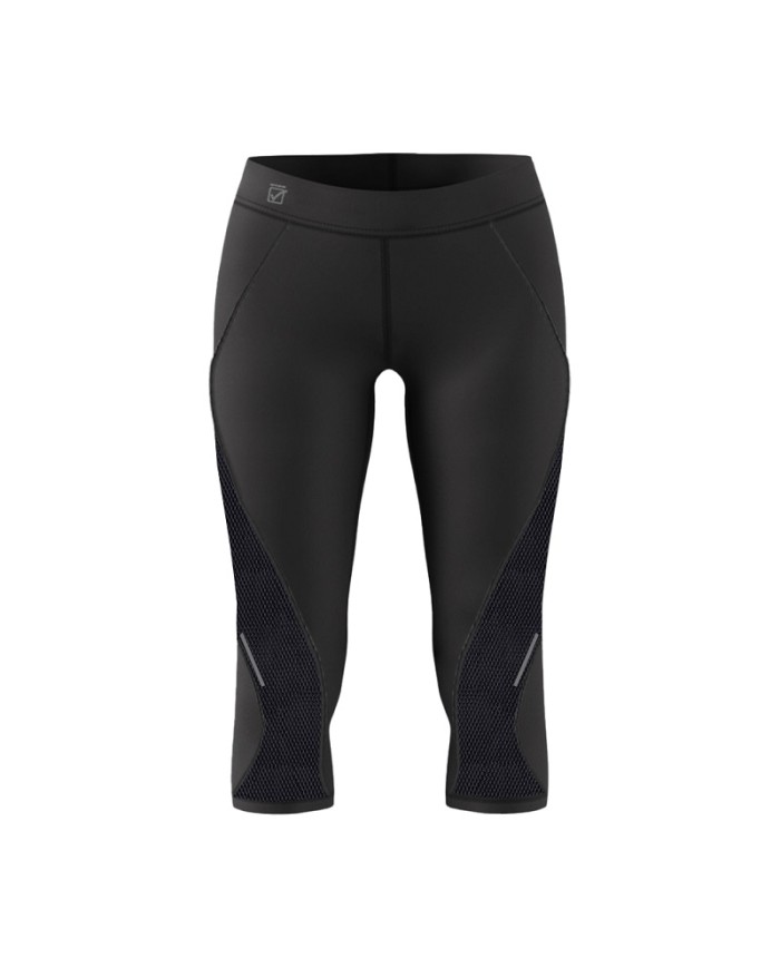 Pinocchietto da Donna STYLE Givova FIT14 Fitness Palestra Running Nero FIT140010