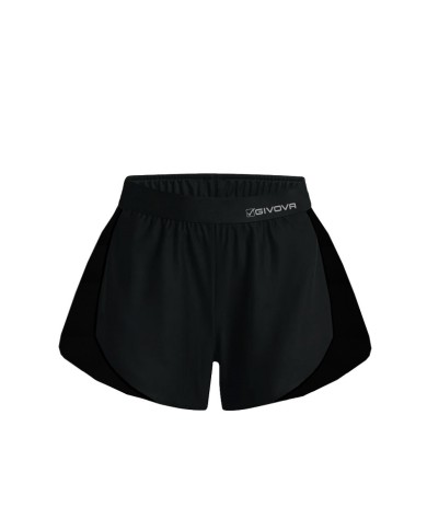 Short Donna Givova FIT03 Pantaloncino Fitness Running Palestra Nero FIT030010 Short Donna Givova FIT03 Pantaloncino Fitness Running Palestra Nero FIT030010