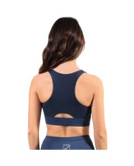 Top BASIC Givova Donna TOP2 Fitness Palestra Running Blu TOP20004