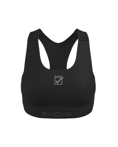 Top BASIC Givova Donna TOP2 Fitness Palestra Running Nero TOP20010 Top BASIC Givova Donna TOP2 Fitness Palestra Running Nero TOP20010