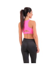 Top Donna Elastic Band FIT01 Givova Running Palestra Fitness Fuxia FIT010006
