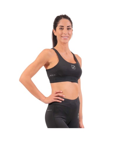 Top Donna Elastic Band FIT01 Givova Running Palestra Fitness Nero FIT010010 Top Donna Elastic Band FIT01 Givova Running Palestra Fitness Nero FIT010010