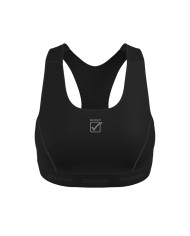 Top Donna Elastic Band FIT01 Givova Running Palestra Fitness Nero FIT010010